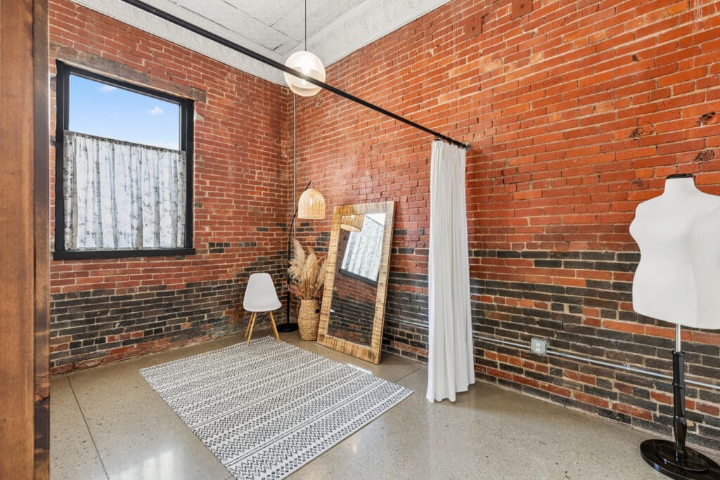 Brick and Bustle Dressing Room
