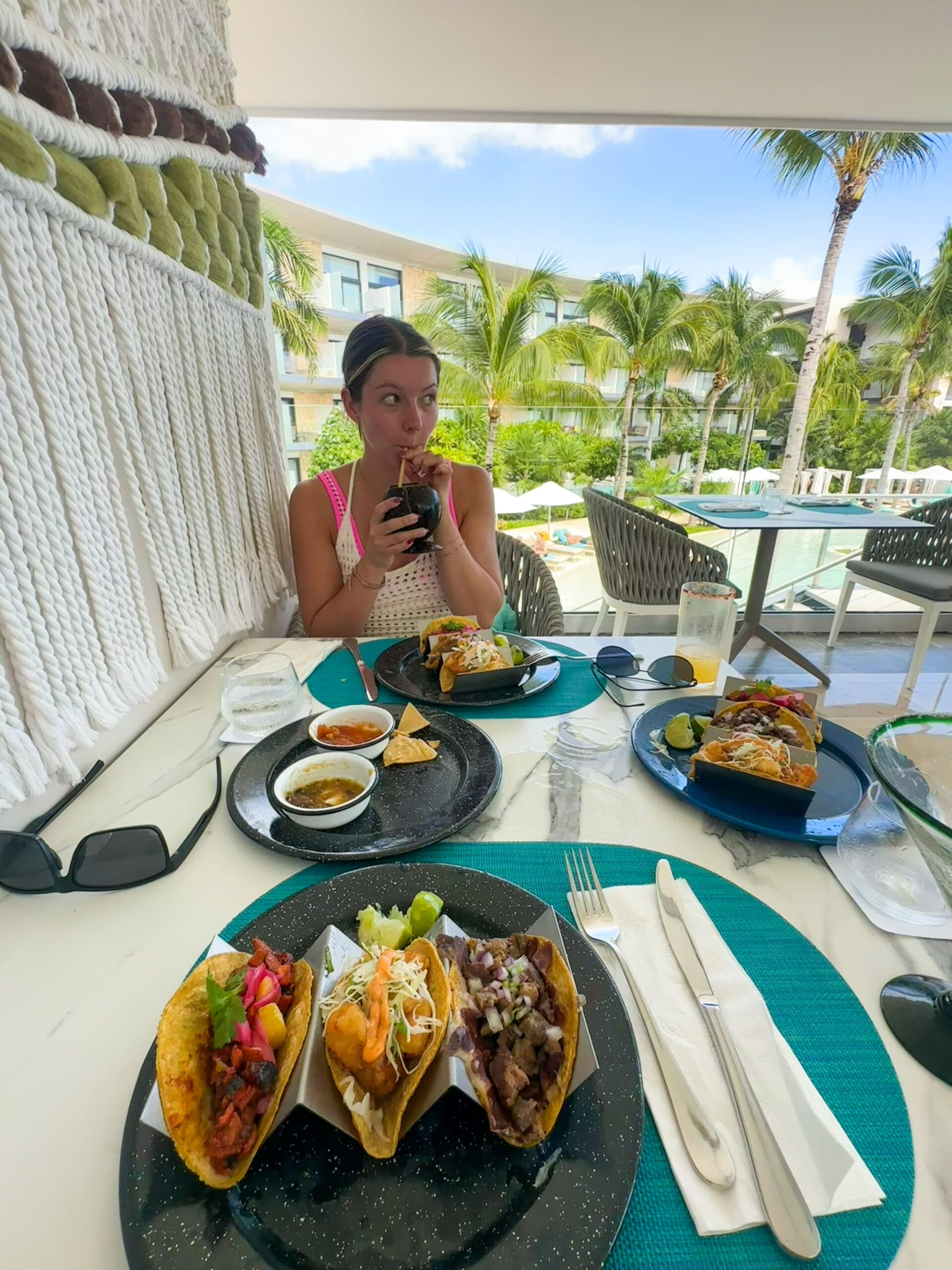 Lunch at Vistas Snack Bar at Haven Riviera Cancun resort