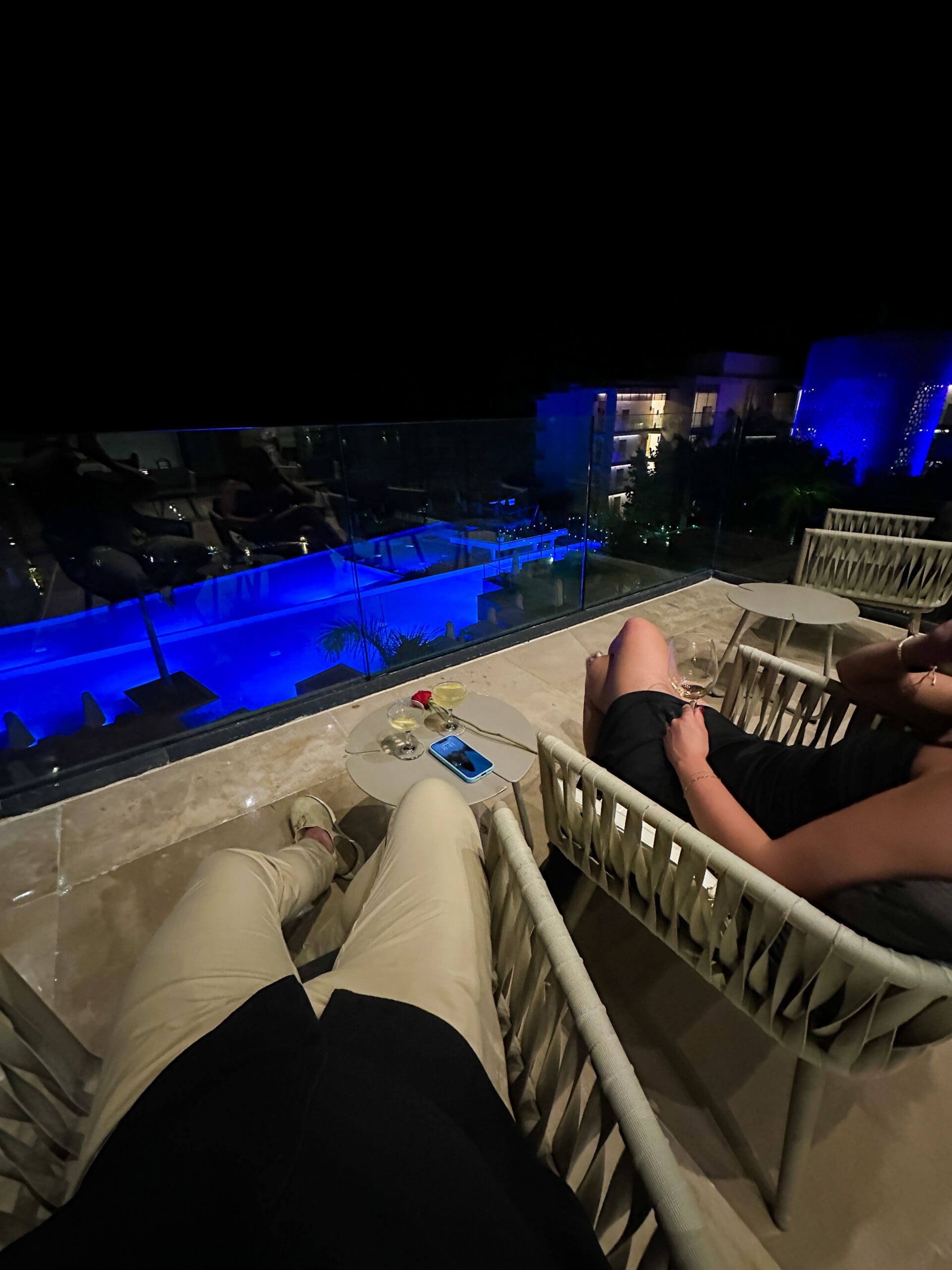 Overlooking main pool from resort lookout at Haven Riviera Cancun