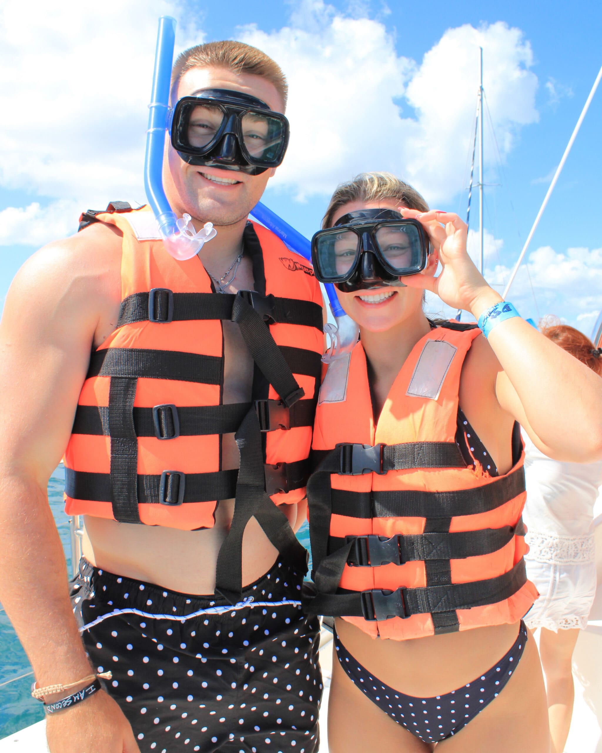 Snorkeling at MUSA Underwater Museum during Isla Mujeres excursion