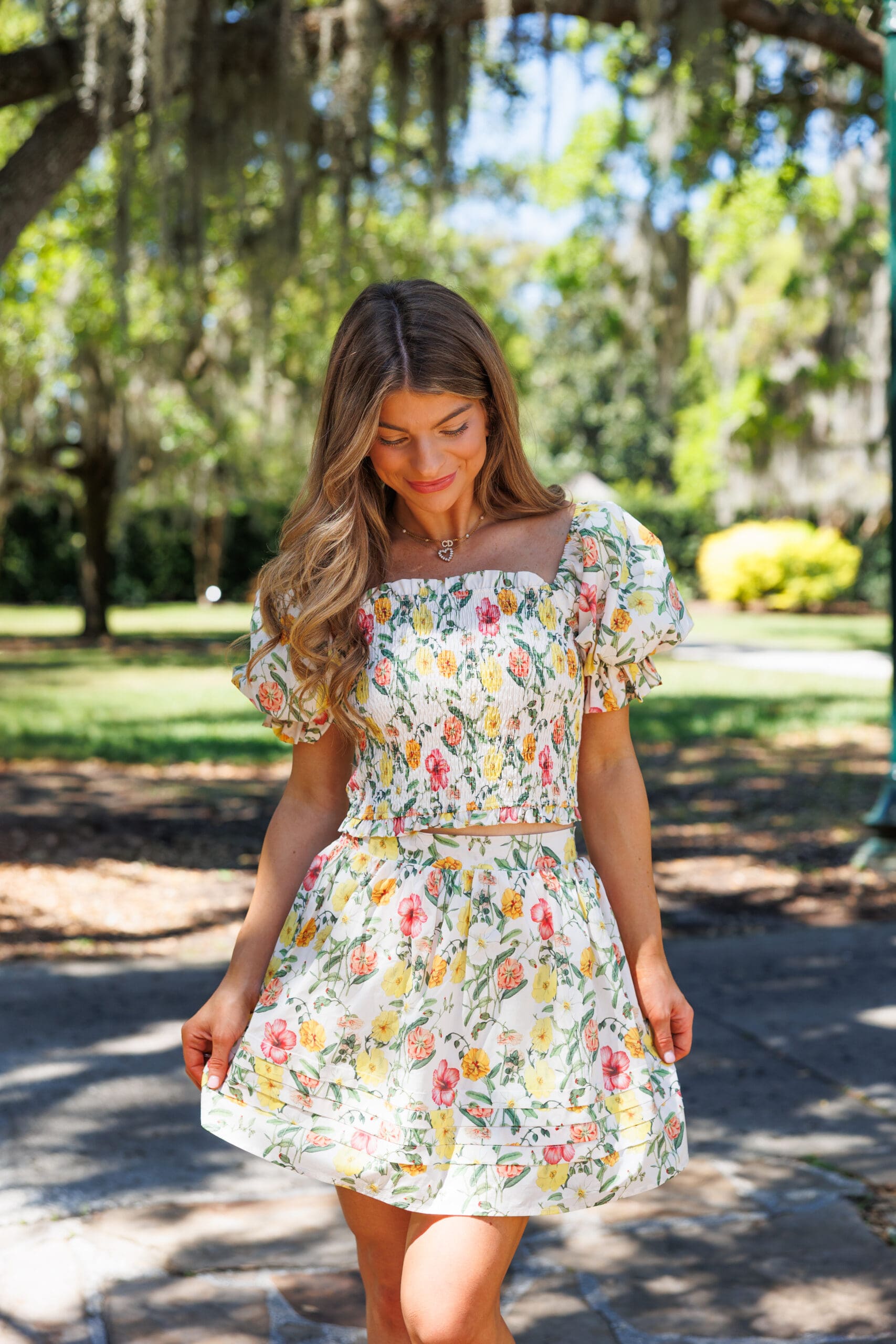 Orlando destination shoot at Leu Gardens with Ave & Liv boutique collection